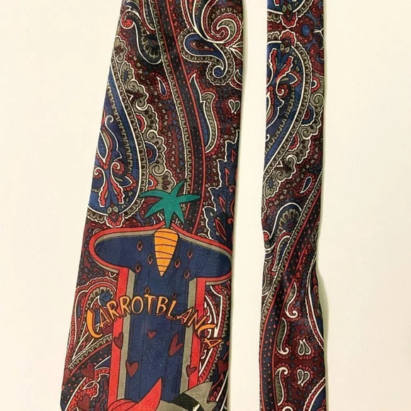 Vintage Looney Tunes Carrotblanca Tie Bugs  Bunny Cartoon Print - Picture 3 of 12